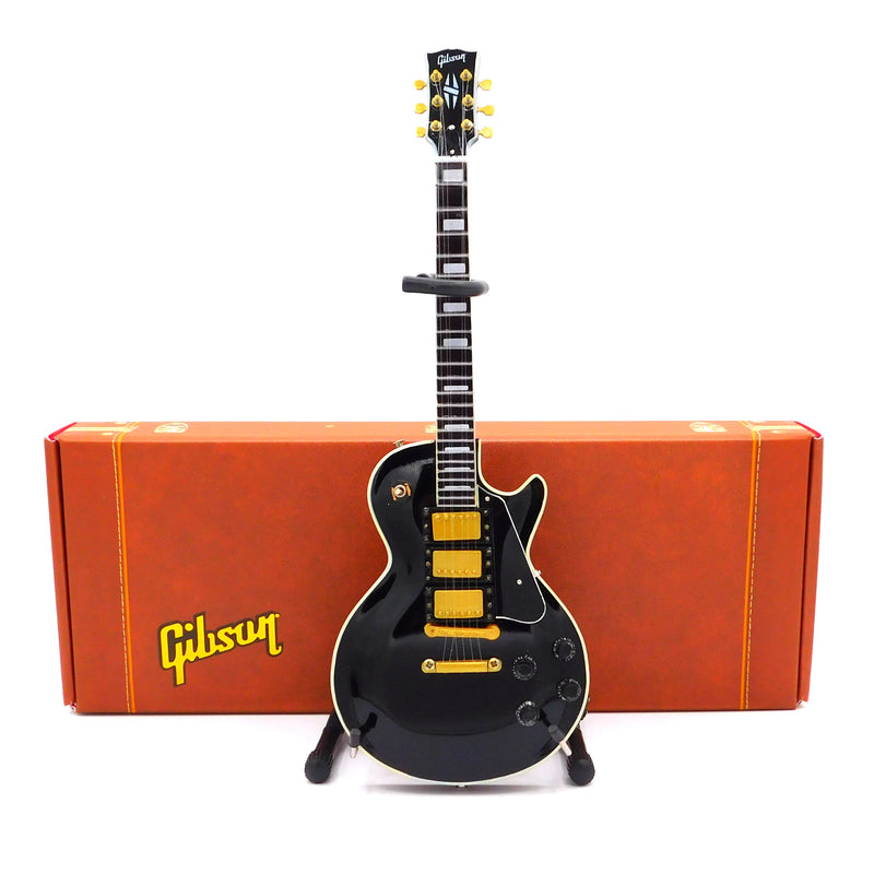 Axe Heaven Gibson Les Paul Custom Ebony Miniature Guitar Replica