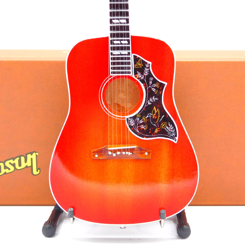 Axe Heaven Gibson Hummingbird Acoustic Miniature Guitar Replica