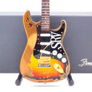 Axe Heaven Stevie Ray Vaughan SRV Custom Fender Stratocaster Miniature Guitar Replica