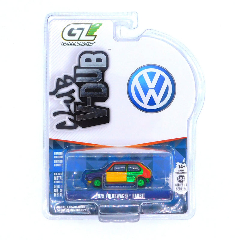 Green Machine 1975 Volkswagen Rabbit 1:64 Diecast Club Vee Dub Series 21
