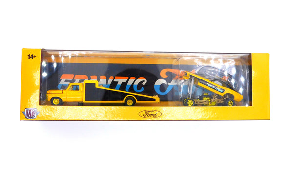 Chase 1969 Ford F-350 & Mustang M2 Machines 1:64 Scale Auto Haulers Release S44