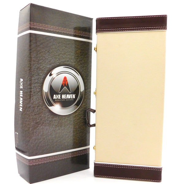 Axe Heaven Fender 60th Anniversary Hardshell Case Brown Miniature Guitar Replica