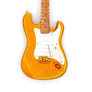 Axe Heaven Fender Stratocaster Gold Holiday Ornament Miniature Guitar Replica