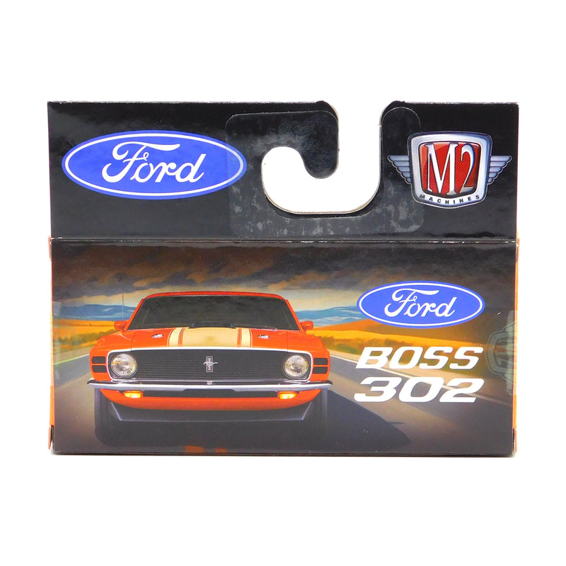 1970 Ford Mustang BOSS 302 M2 Machines 1:64 Scale Detroit Muscle Release 90