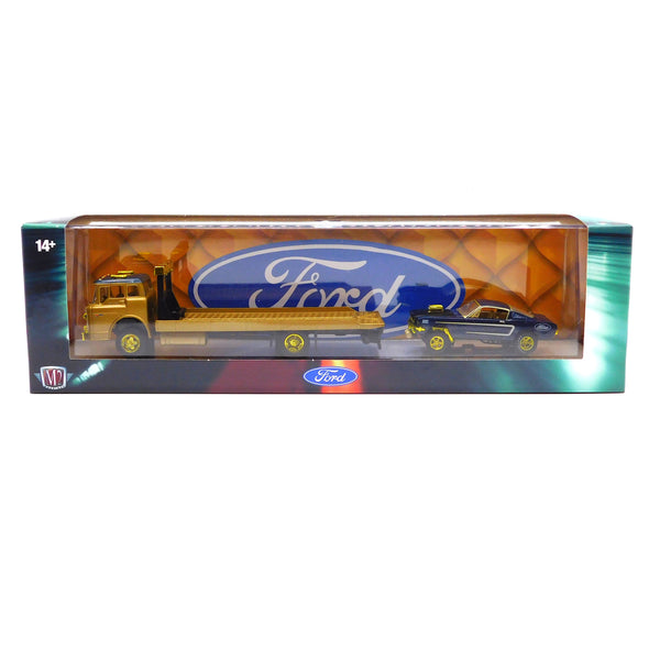 Chase 1966 Ford C-8000 & 1966 Mustang Gasser M2 Machines 1:64 Scale Auto Haulers Release 87