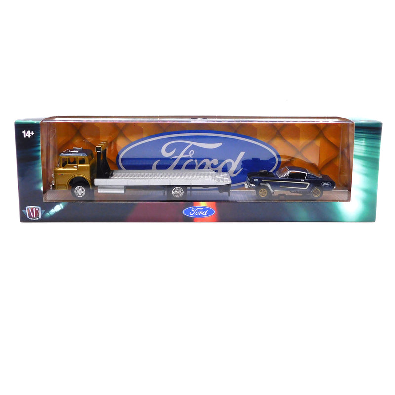 1966 Ford C-8000 & 1966 Mustang Gasser M2 Machines 1:64 Scale Auto Haulers Release 87