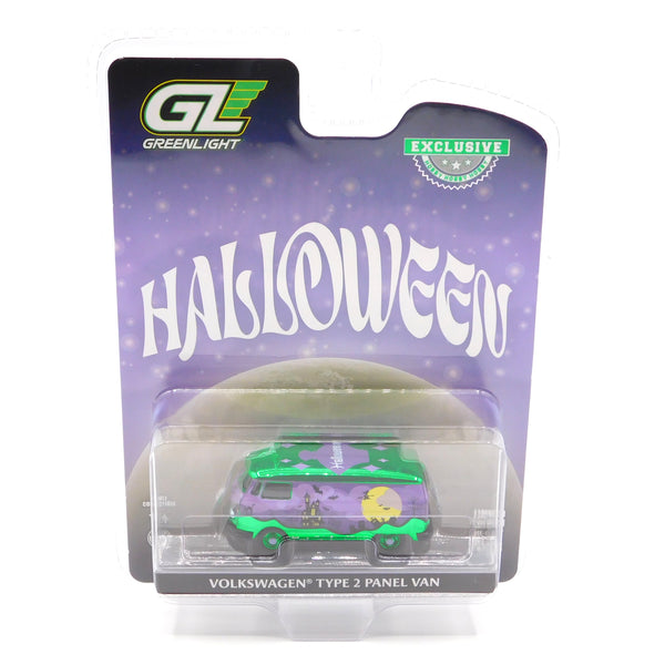 Green Machine Volkswagen Type 2 Panel Van Halloween 2025 1:64 Diecast Hobby Exclusive