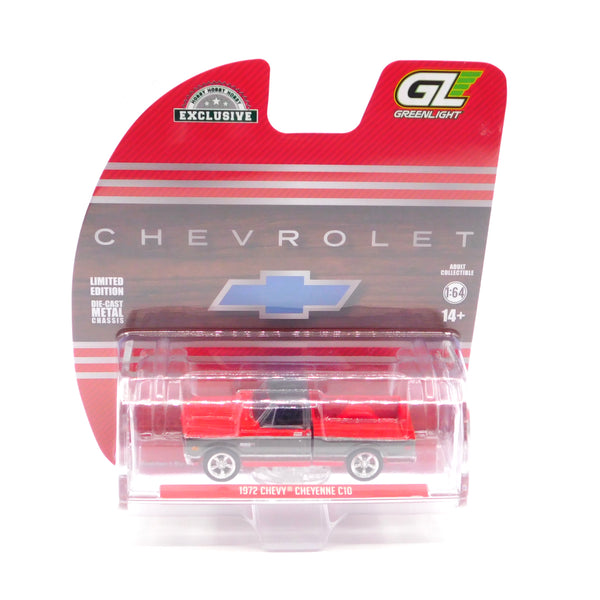 1972 Chevy Cheyenne C10 Short Bed Red 1:64 Diecast Hobby Exclusive