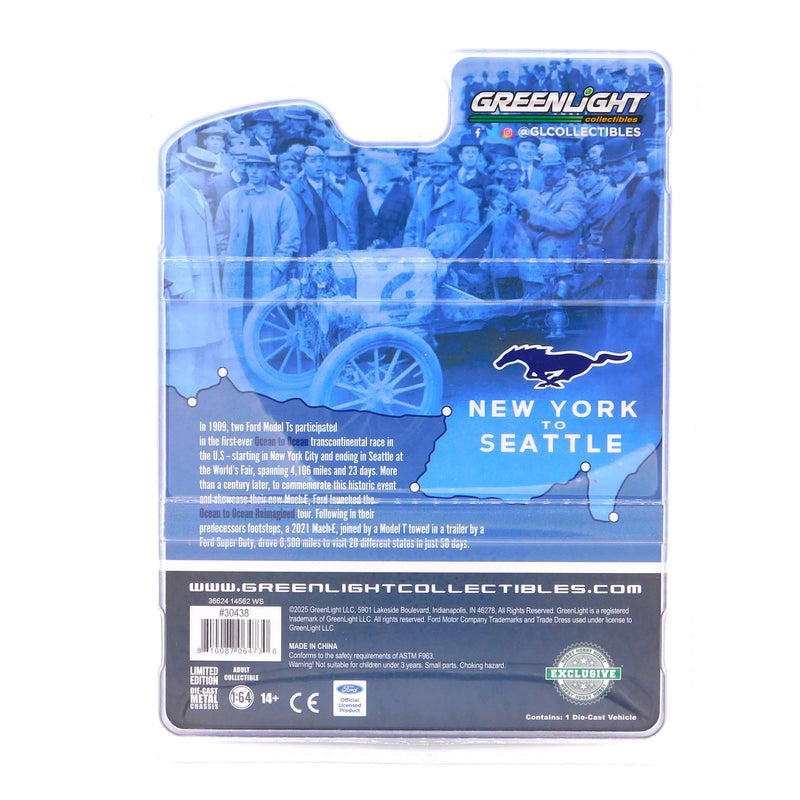 Green Machine 2021 Ford Mustang Mach-E Transcontinental Tour1:64 Diecast Hobby Exclusive