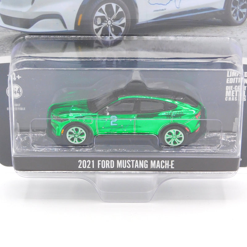 Green Machine 2021 Ford Mustang Mach-E Transcontinental Tour1:64 Diecast Hobby Exclusive