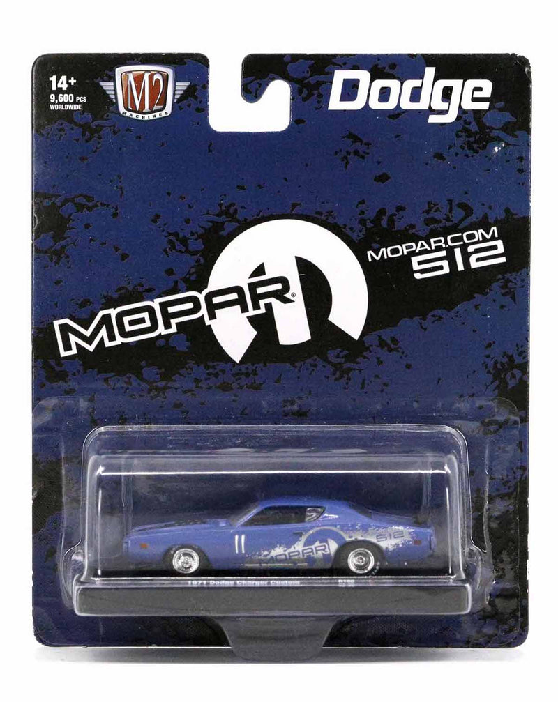 1971 Dodge Charger R/T HEMI Mopar M2 Machines 1:64 Diecast Auto Drivers Release 100
