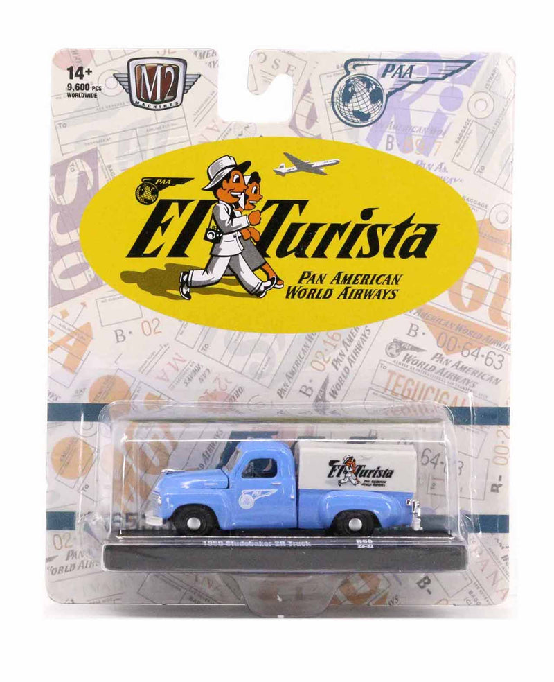 1950 Studebaker 2R Truck M2 Machines 1:64 Scale Auto Drivers Release 99