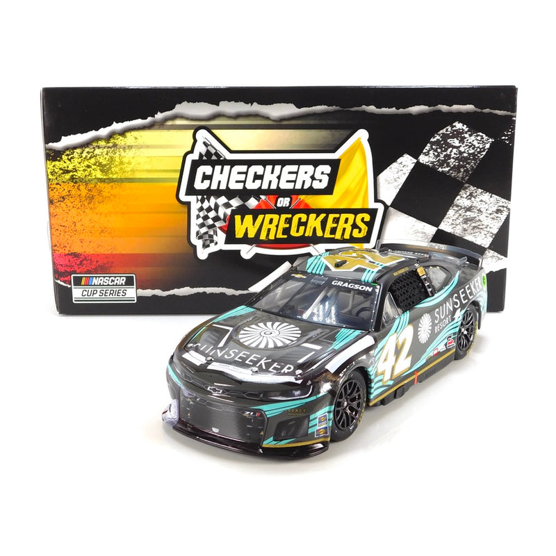 Noah Gragson 2023 Sunseekers Resort North Wilkesboro Checkers or Wreckers 1:24 Nascar Diecast