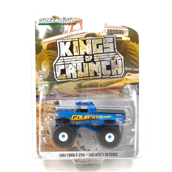 Kings of Crunch 49150F 1992 Ford F-250 Goliath’s Revenge 1:64 Diecast