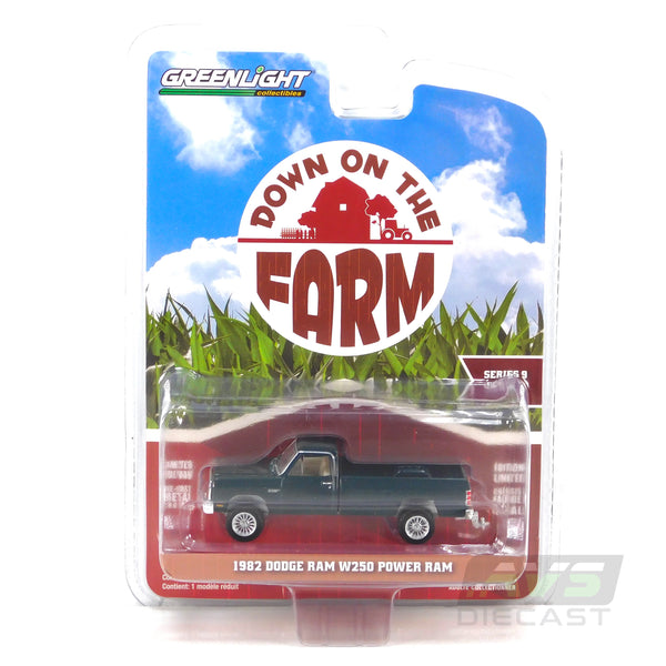 Down on the Farm 48090B 1982 Dodge Ram W250 Power Ram 1:64 Diecast