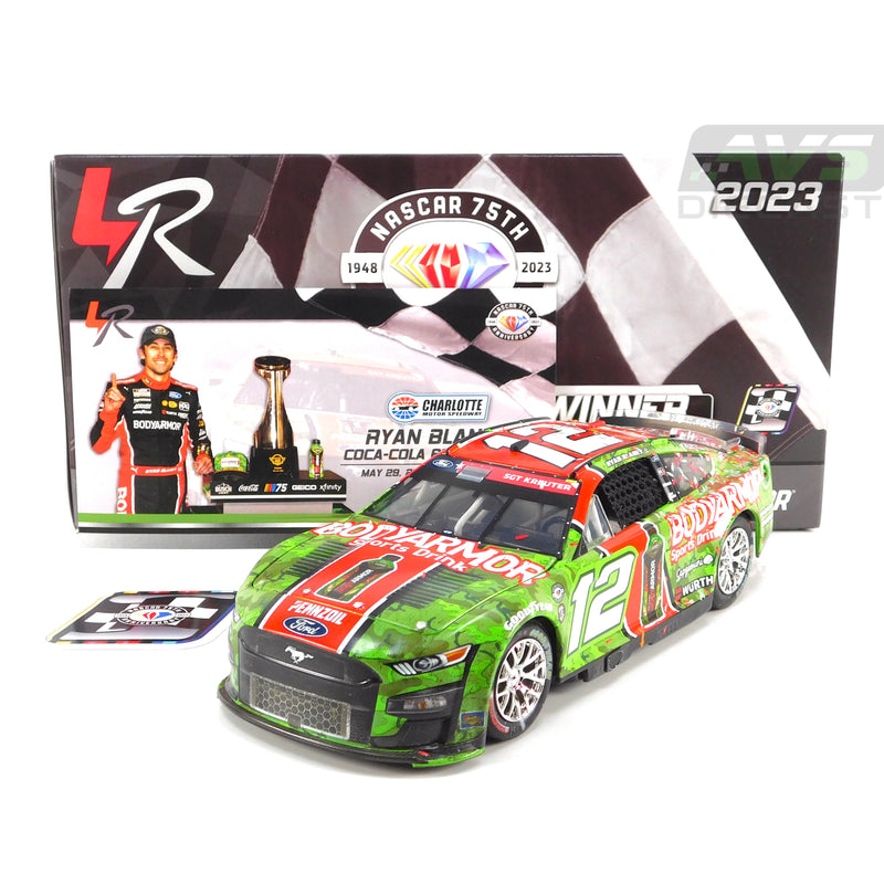 *Pre-Owned* Ryan Blaney 2023 BodyArmor Camo Charlotte Win 1:24 Nascar Diecast