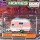 Green Machine Hitched Homes 34140-A 1958 Catolac DeVille 1:64 Diecast