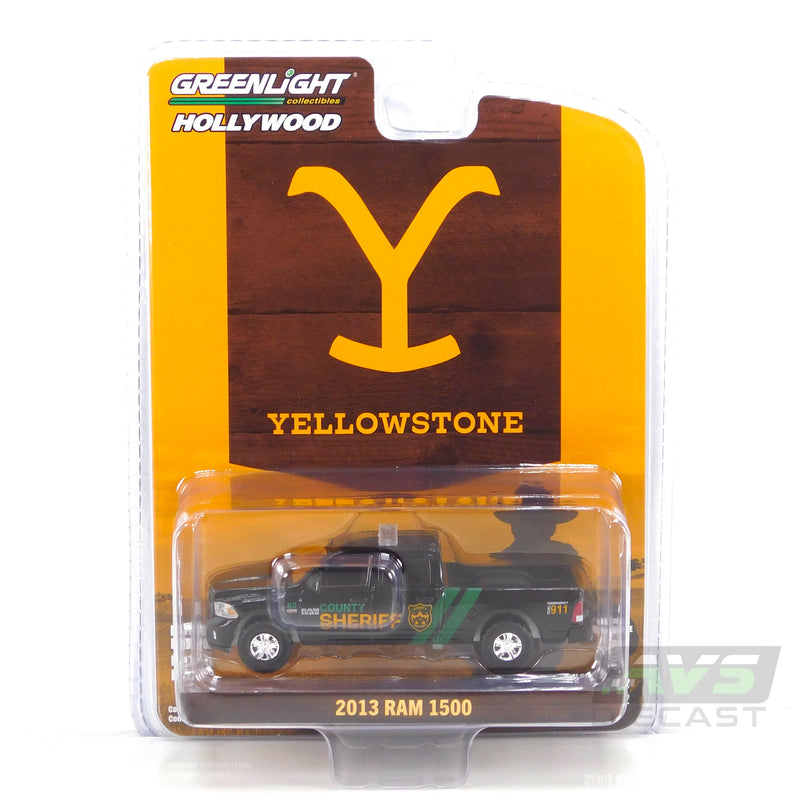 Hollywood 62030A 2013 Ram 1500 Yellowstone Sherriff 1:64 Diecast