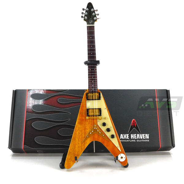 Axe Heaven Flying V Style Guitar (No Gibson Logos) Miniature Guitar FV327