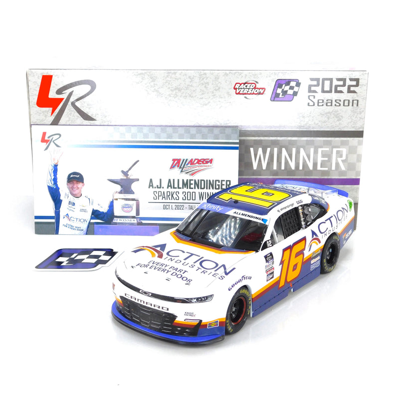 *Pre-Owned* AJ Allmendinger 2022 Action Industries Talladega Win 1:24 Nascar Diecast