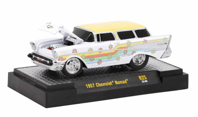 1957 Chevrolet Nomad Maui & Sons M2 Machines 1:64 Scale Ground Pounders Release 25