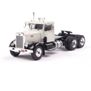1955 Peterbilt 281 White w/ Black Fenders 1:64 Diecast