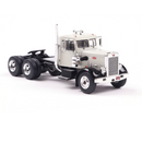 1955 Peterbilt 281 White w/ Black Fenders 1:64 Diecast
