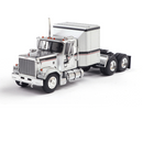 1980 GMC General Silver w/ Black & Red Stripes 1:64 Diecast