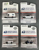 Greenlight USPS Vehicles 4 Car Lot 1:64 Diecast