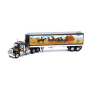 1976 Kenworth W900 Black With Trailer Bandit Mural 1:64 Diecast