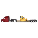 Caterpillar Peterbilt 579 With Lowboy and Cat D5M 1:87 Scale Diecast 84419