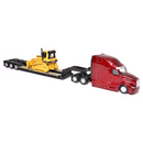 Caterpillar Peterbilt 579 With Lowboy and Cat D5M 1:87 Scale Diecast 84419