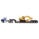 Caterpillar CT660 With Lowboy and Cat 315C 1:87 Scale Diecast 84415