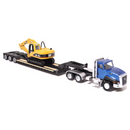 Caterpillar CT660 With Lowboy and Cat 315C 1:87 Scale Diecast 84415