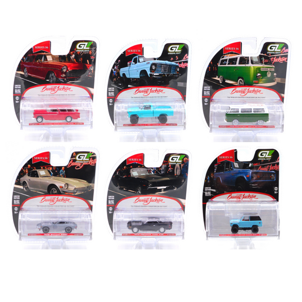 Barrett-Jackson Series 16 Sealed Case of 6 1:64 Diecast Greenlight