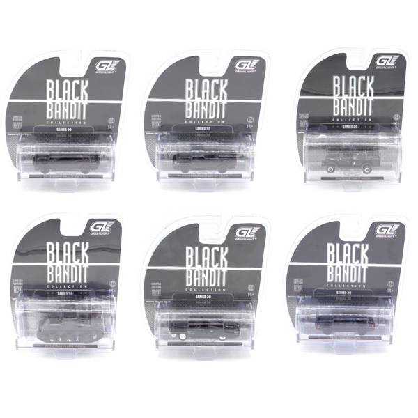 Black Bandit Series 30 Sealed Case of 6 1:64 Diecast