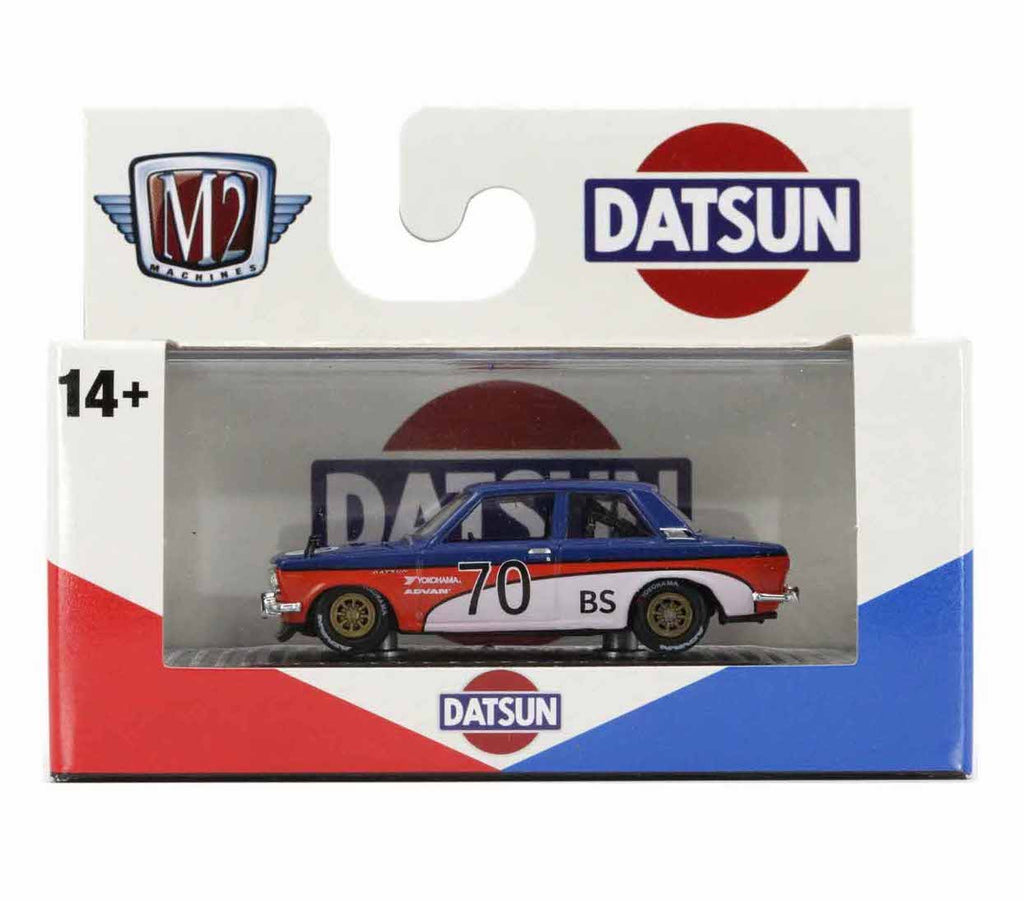 1970 Datsun 510 M2 Machines 1:64 Scale Auto-Trucks Release 82