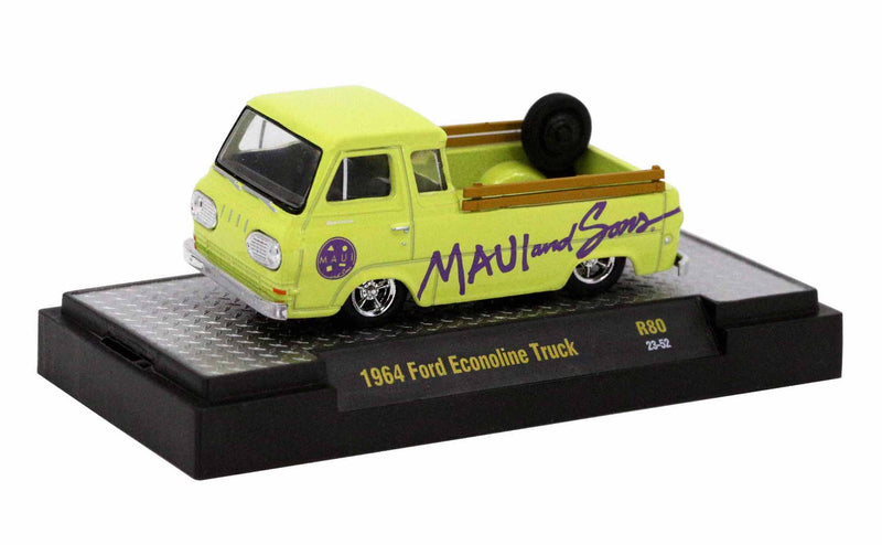 1964 Ford Econoline Truck Maui & Sons M2 Machines 1:64 Scale Auto-Trucks Release 80