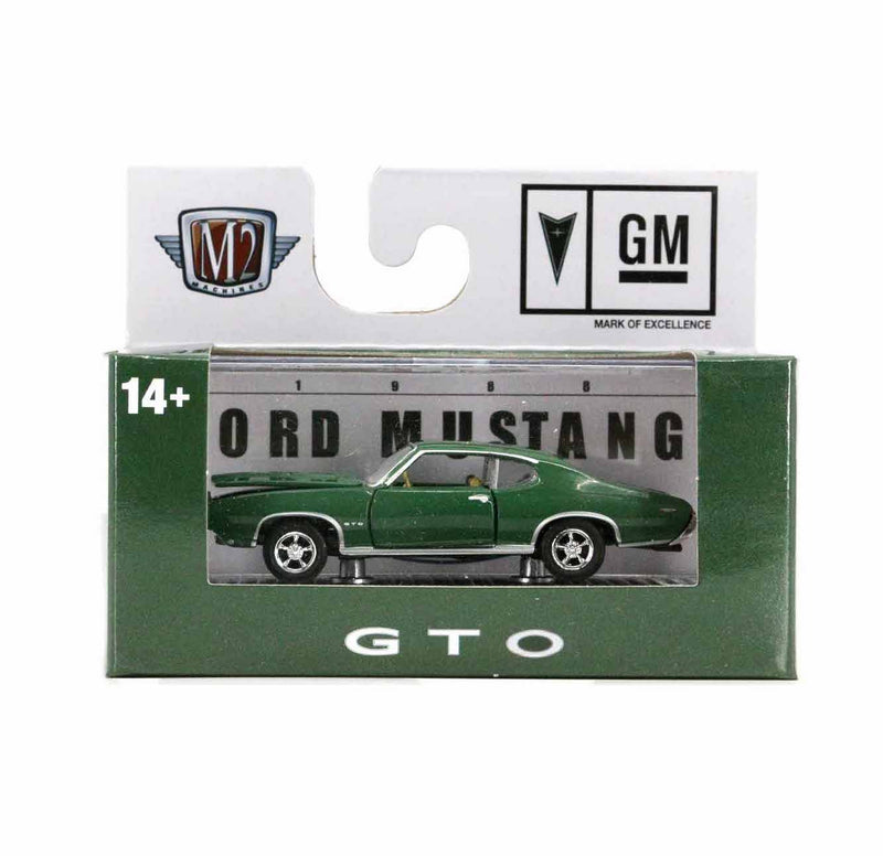 1969 Pontiac GTO M2 Machines 1:64 Scale Detroit Muscle Release 69