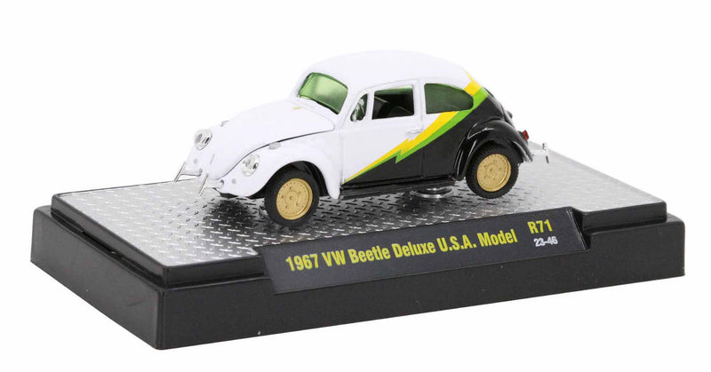1967 VW Beetle Deluxe U.S.A. Model M2 Machines 1:64 Scale Detroit Muscle Release 71
