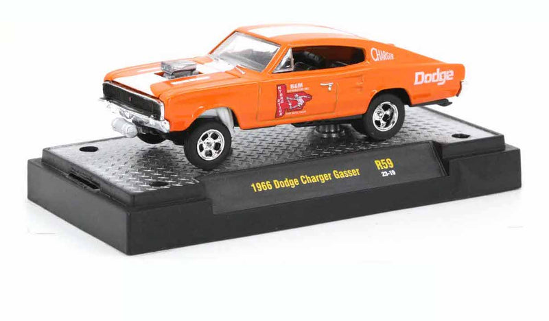 1966 Dodge Charger GASSER B&M M2 Machines 1:64 Scale Model Kit R59