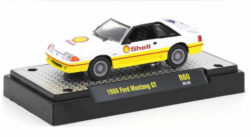 1988 Ford Mustang GT Shell Oil M2 Machines 1:64 Scale Model Kit R60
