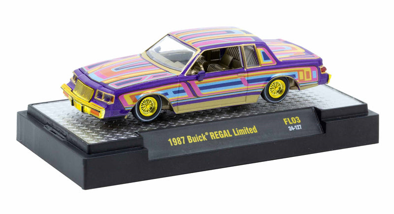 Chase 1987 Buick Regal Limited M2 Machines 1:64 Scale SEMA Exclusive