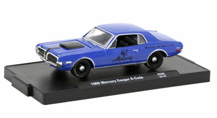 1968 Mercury Cougar R-Code M2 Machines 1:64 Diecast Auto Drivers Relea