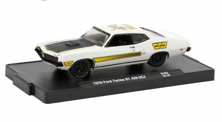 1970 Ford Torino GT 429 SCJ Weiand M2 Machines 1:64 Diecast Auto Drivers Release 103