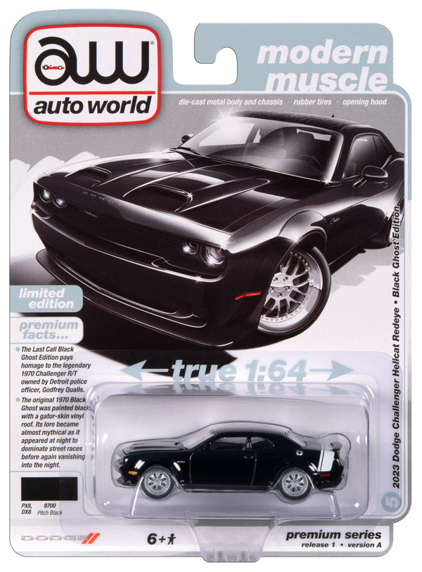 2023 Dodge Challenger Hellcat Redeye Auto World Premium Series Release 1 1:64 Scale