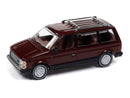 1985 Dodge Caravan Red Auto World Premium Series 2024 Release 2B 1:64 Scale