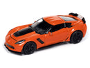 2019 Chevrolet Corvette Z06 Orange Auto World Premium Series 2024 Release 2A 1:64 Scale