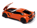 2019 Chevrolet Corvette Z06 Orange Auto World Premium Series 2024 Release 2A 1:64 Scale