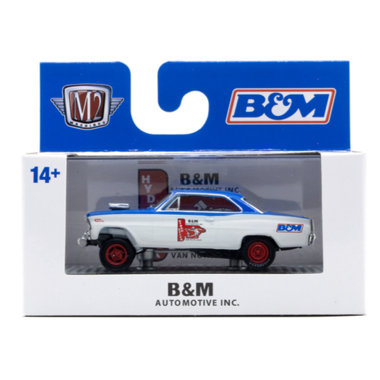 1967 Chevrolet Nova Gasser M2 Machines 1:64 Scale Detroit Muscle Release 87